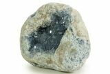 Crystal Filled Celestine (Celestite) Geode - Madagascar #344653-2